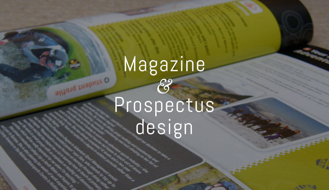 Magazine & Prospectus design