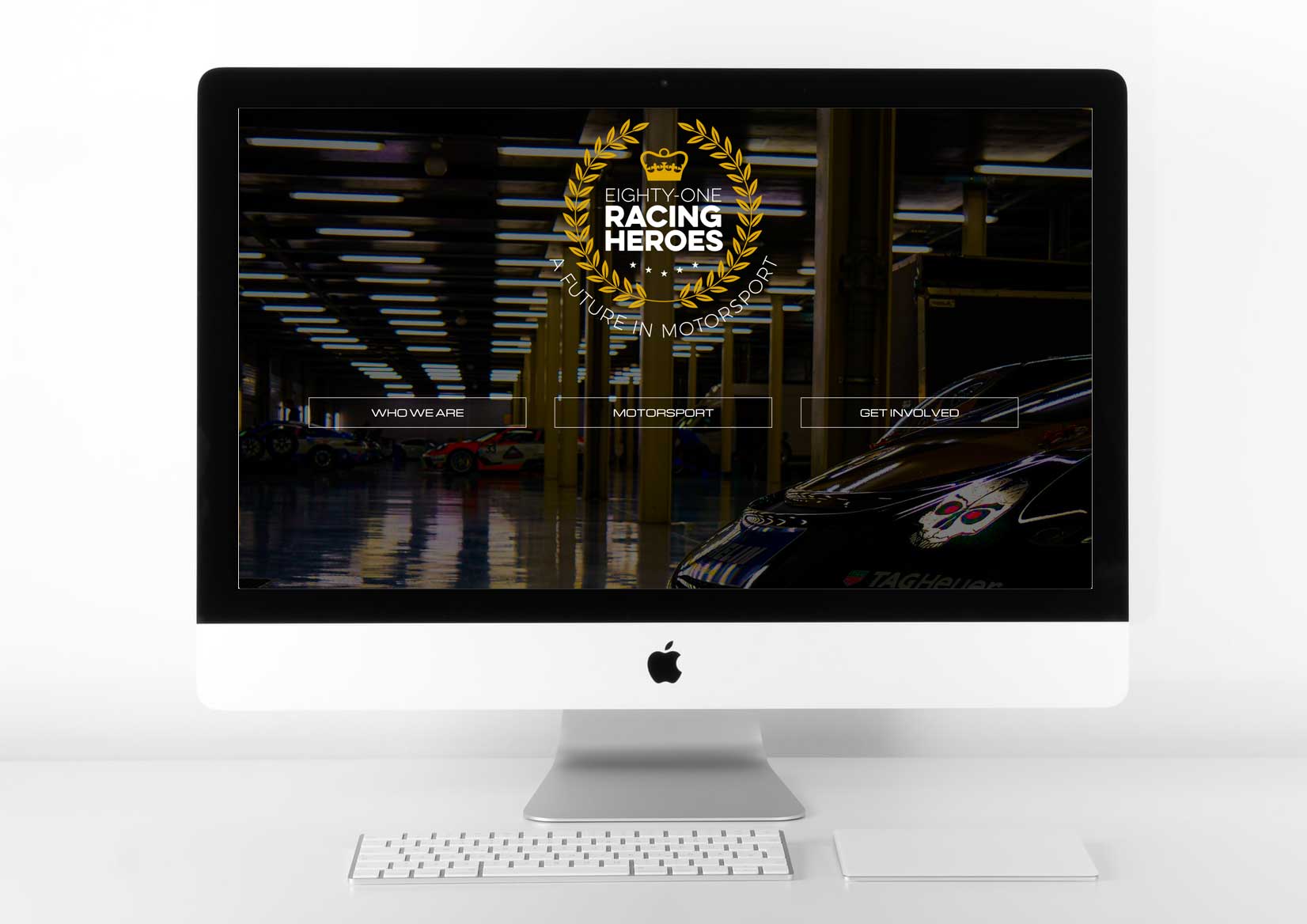 Racing Heroes Website design development